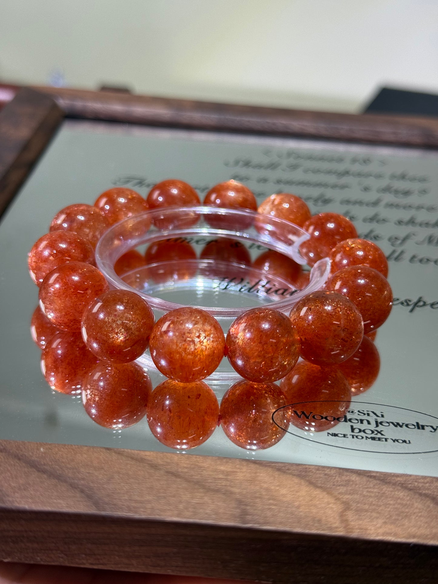 golden sunstone bracelet