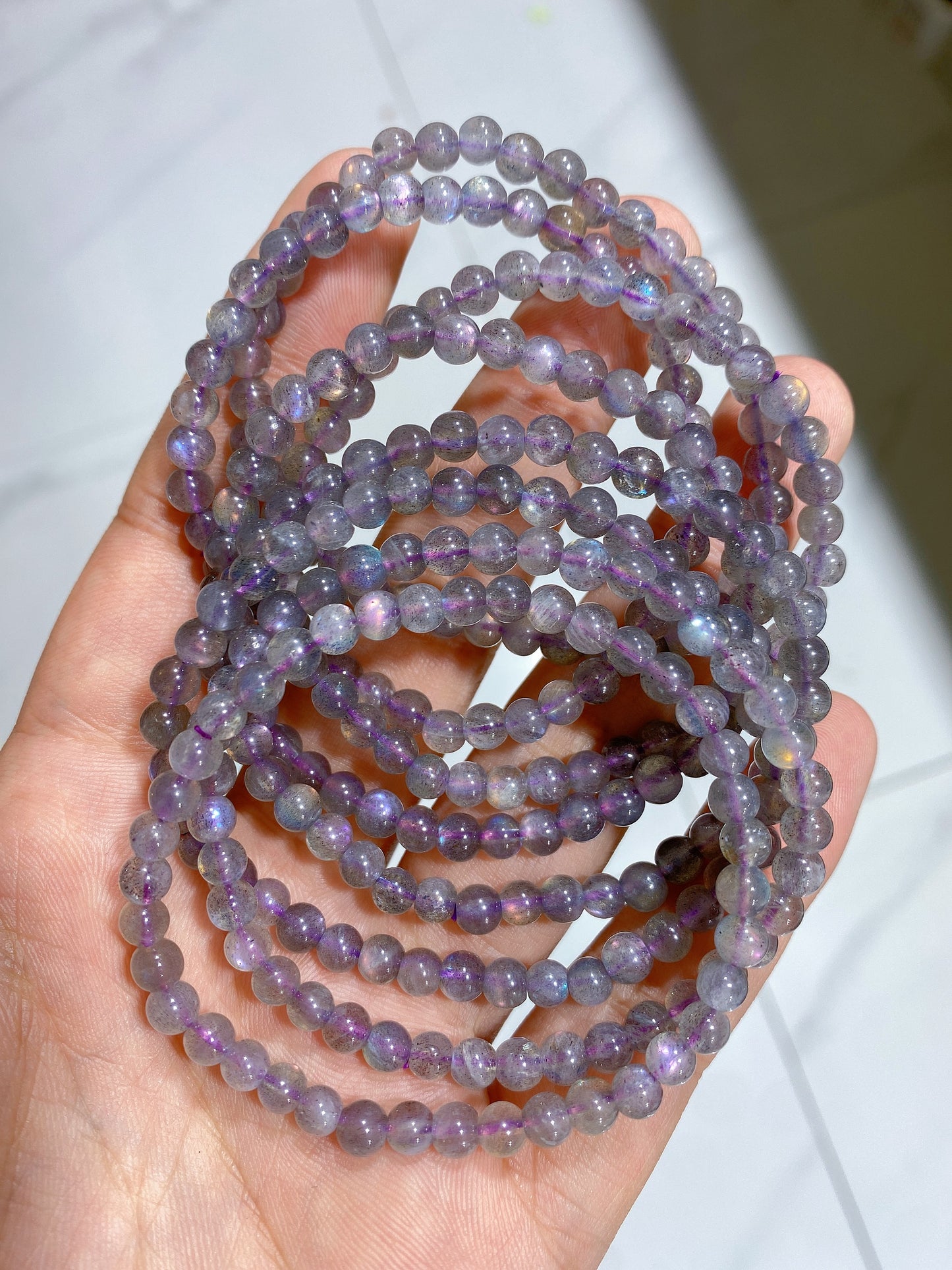 purple labradorite bracelets