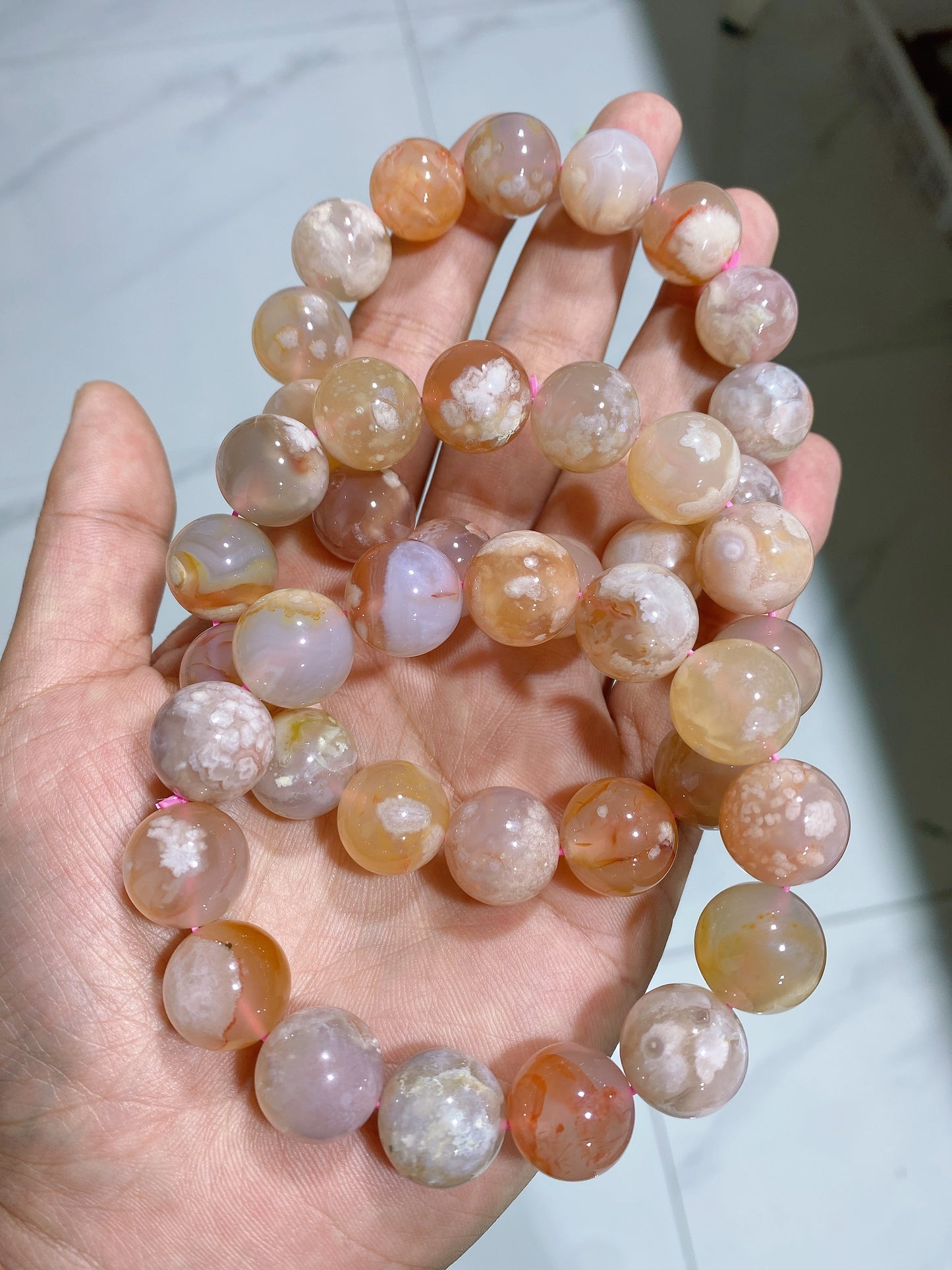 flower agate  bracelets